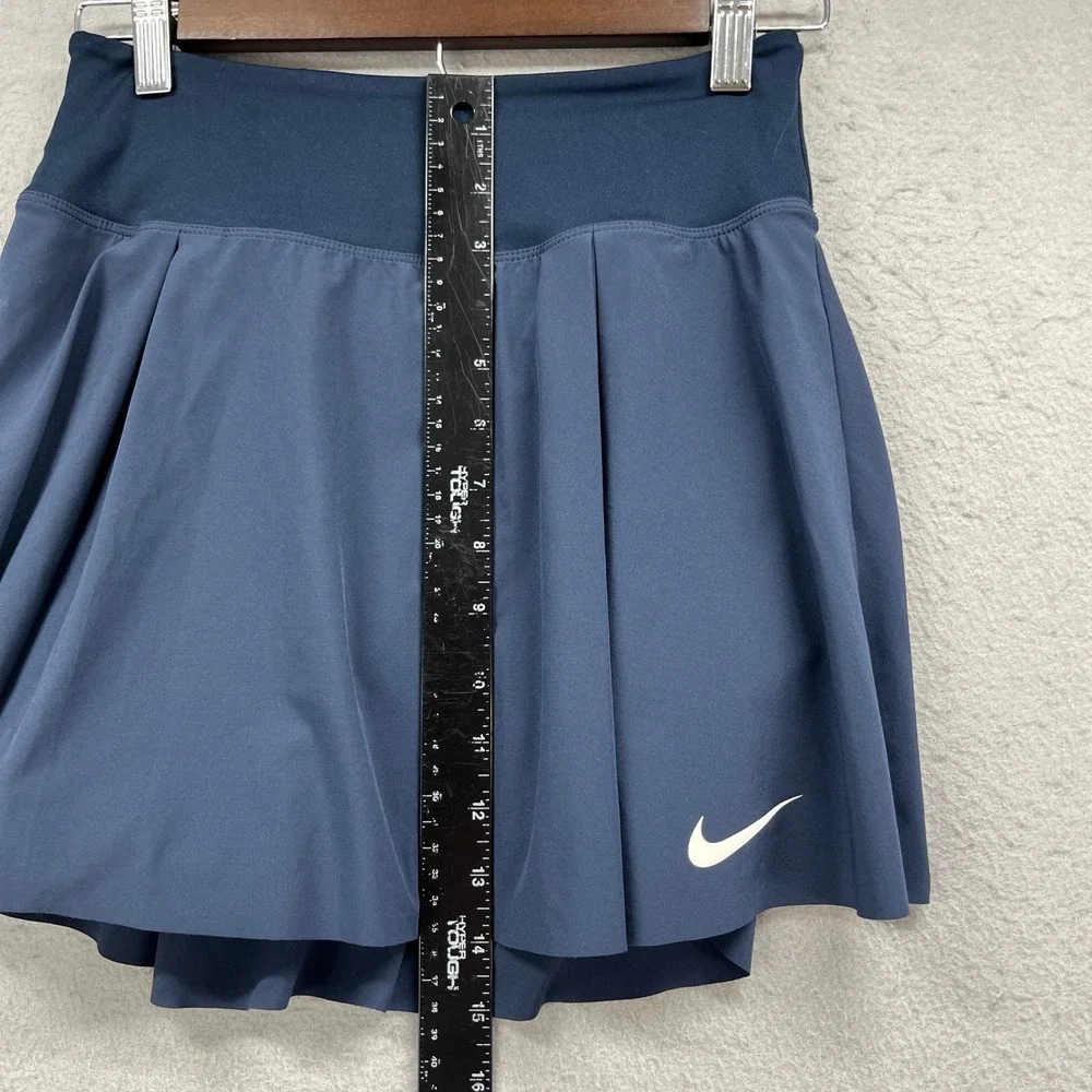 Nike Court Victory Pleated Tennis Skirt Womens S Navy Blue Golf Sporty Athletic
